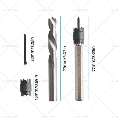 3/8" Spot Weld Double Sided Cutter Remover HSS Drill Bit for Car