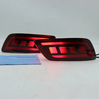 Rear Bumper Light DRL Turn Signal for 19-23 Subaru Forester Red  Left+Right