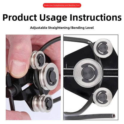 Manual Pipe Straightener / Brake Lines / Adjustable T Handle Chrome Vanadium for Automotive
