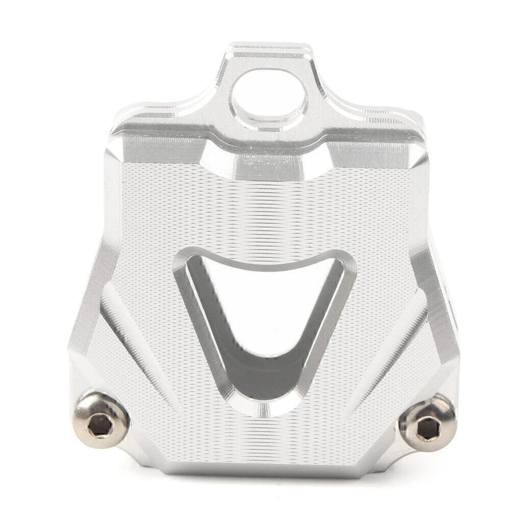 Silver Motorcycle Key Shell Case Cover for Yamaha MT09 MT07 MT10 FZ07 FZ09 FJ-09 (2014-2023)