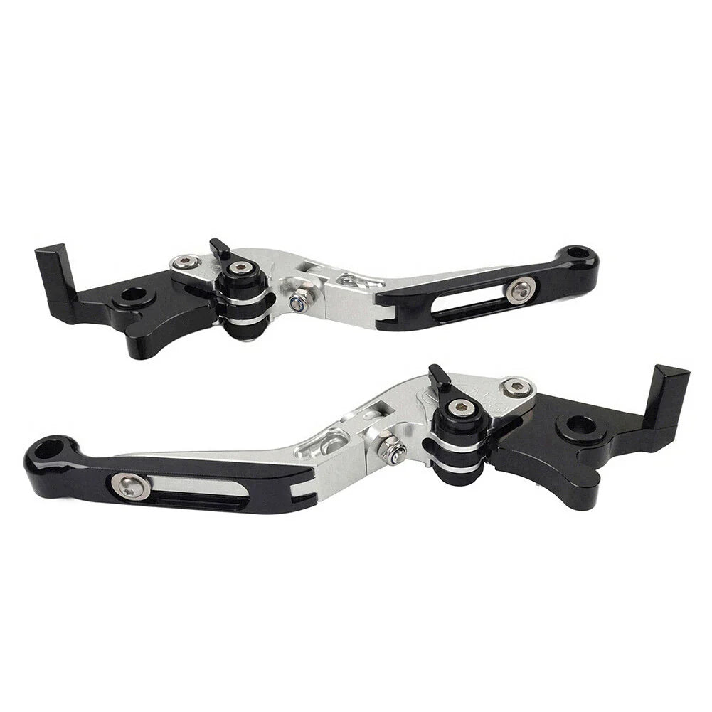 CNC Silver Extendable Brake Clutch Levers for BMW S1000RR S1000R (2015-2019)