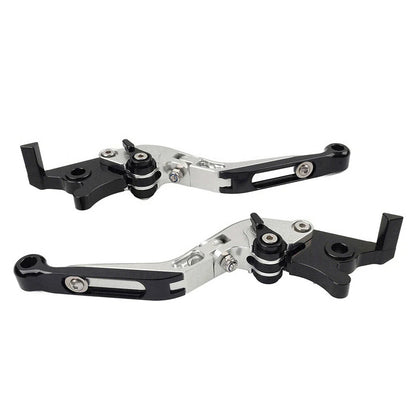 CNC Silver Extendable Brake Clutch Levers for BMW S1000RR S1000R (2015-2019)