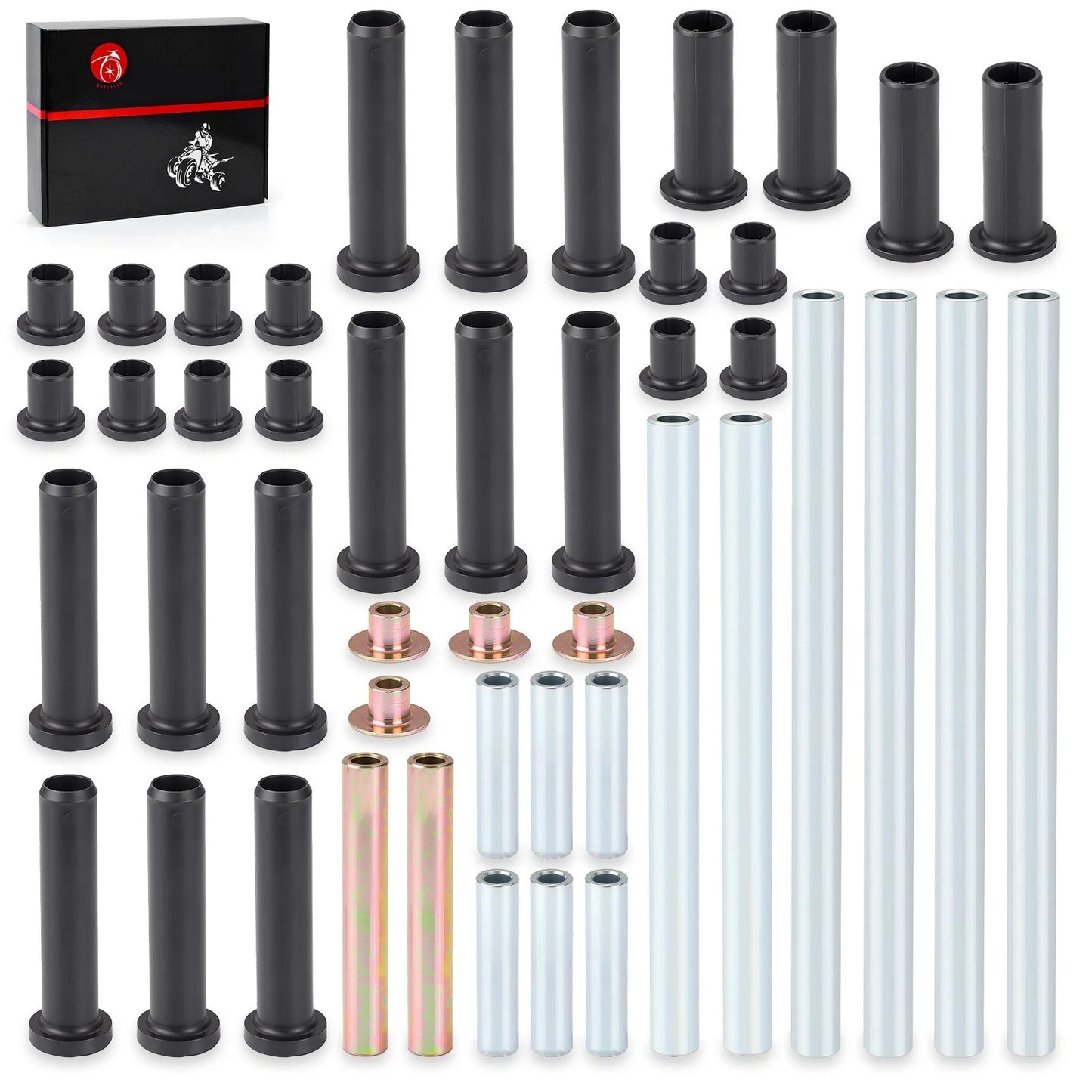 Heavy Duty Front & Rear A-Arm Bushing Kit for Polaris RZR 800 S 4 (2008–2014)