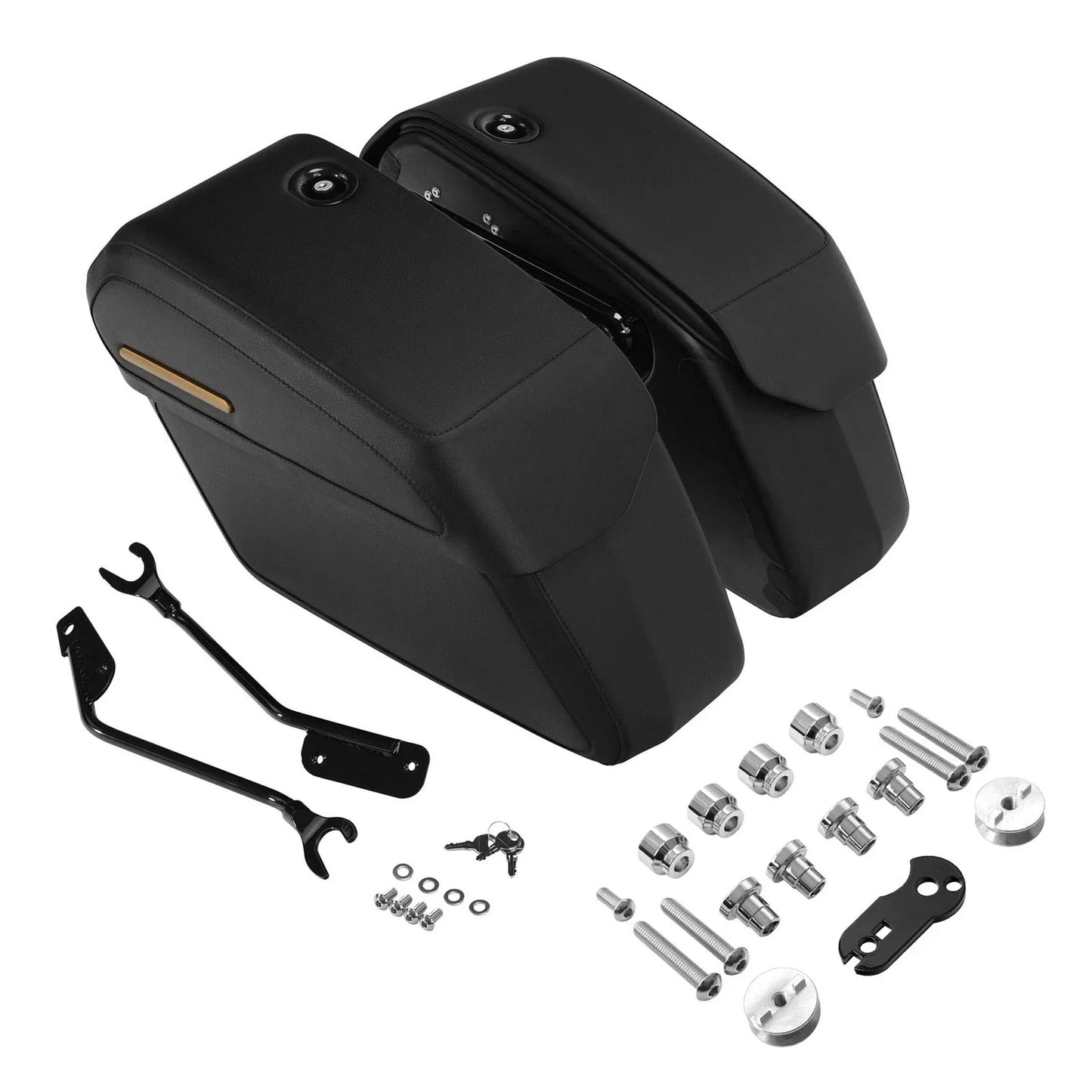 Detachable Saddlebags Docking Hardware for Harley Fat Boy Breakout (18-25)