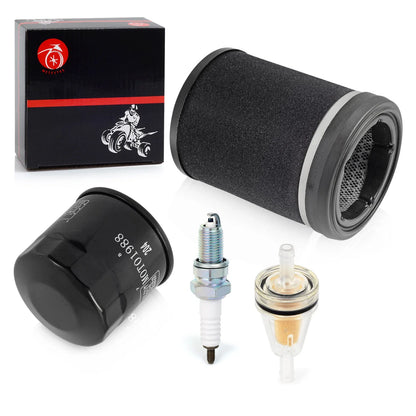 3x Air Filter Oil Filter Spark Plug Kawasaki KVF360 4x4 (2003–2013)