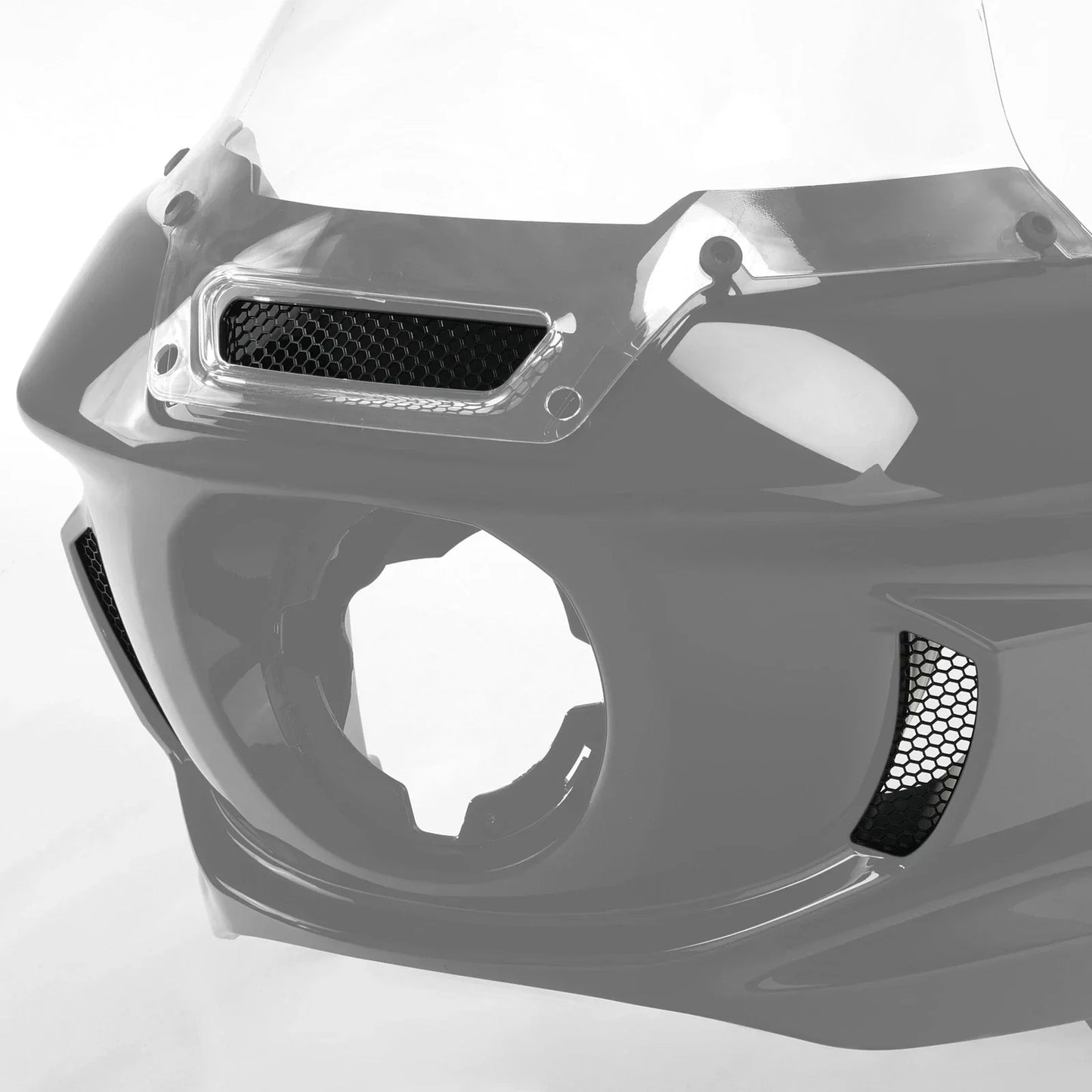 Front Fairing Mesh Vent Screen Grills for Harley Low Rider ST (2022-2025)