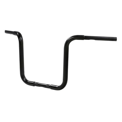 14" Black Rise 1-1/4" Hanger Handlebar for Harley FLST FXST Sportster XL 883