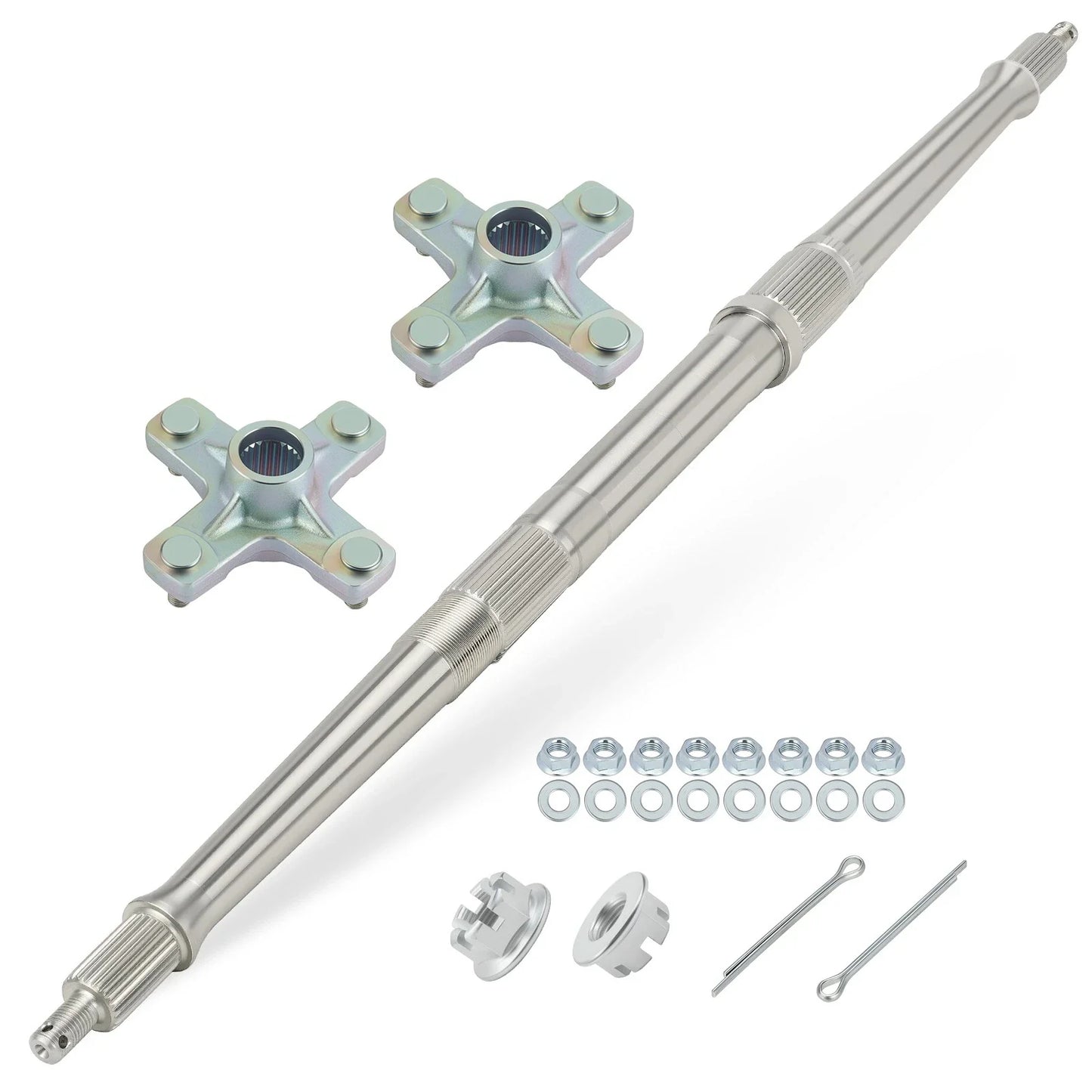 Rear Axle Shaft w/ Wheel Hub Kit for Yamaha Blaster 200 (1988–2002)