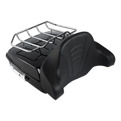 Quick Detach Trunk Backrest Rack for Harley Road Glide (2014-2025)