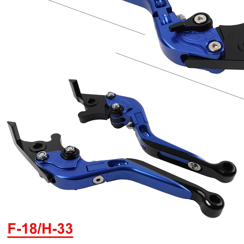 Blue Extendable Brake Clutch Levers for Honda CB1100, CB1300 (2013-2023)