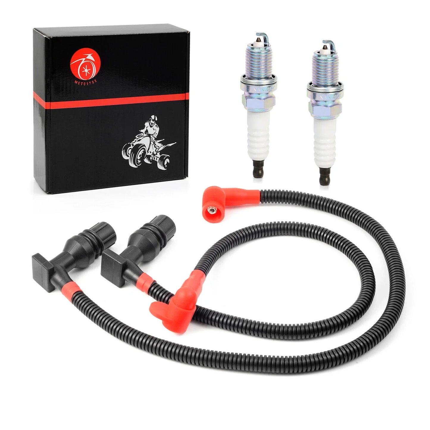 Ignition Coil Wire Cap and Spark Plug for Polaris RZR S 800 (2011–2014)