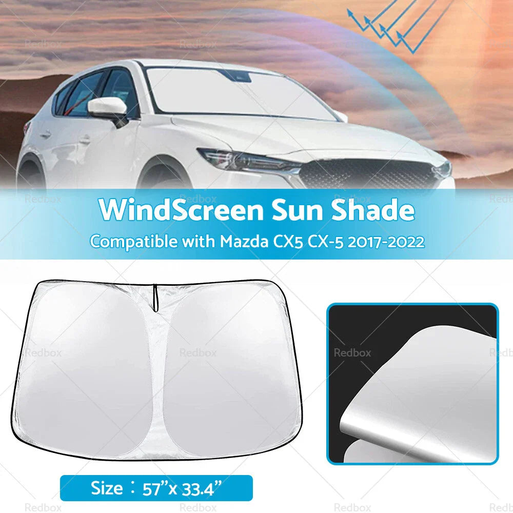 WindScreen Sun Shade for Mazda CX-5 (2017-2022) UV Block Foldable
