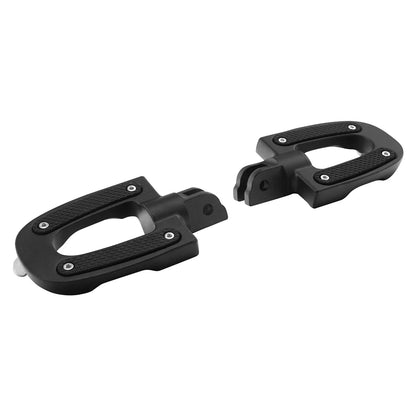 Matte Black Front Driver Footpegs for Harley Softail Sport Glide (2018-2025)