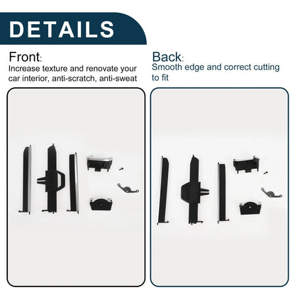 Air Vent Clips Tab for BMW X5 G05 Black Silver Tone Right (2019-2023)