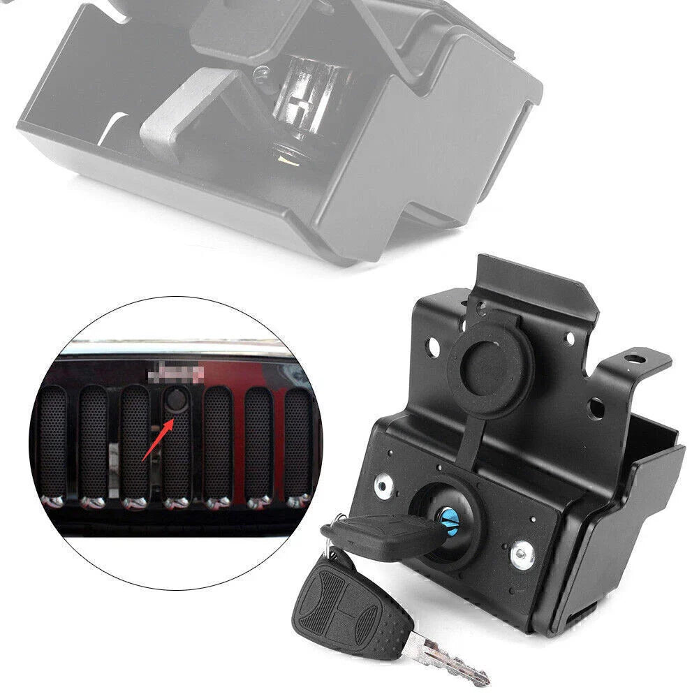 Hood Lock Assembly for 2007-2016 Jeep Wrangler JK/Unlimited (07-16)