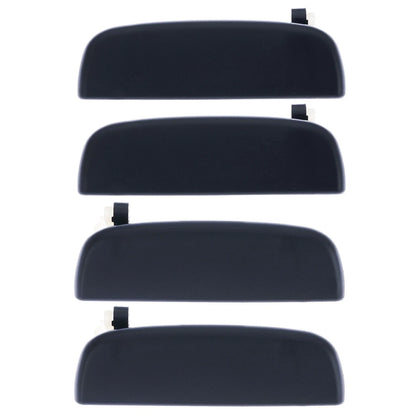 4pc Front/Rear Door Handle Textured Black for Suzuki Alto