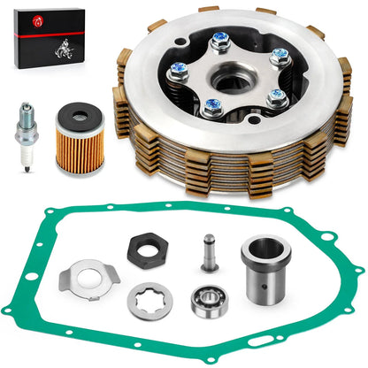 Heavy Duty Clutch Assembly w/ Gasket LOCK WASHER for Yamaha Big Bear 350 (1986–1999)