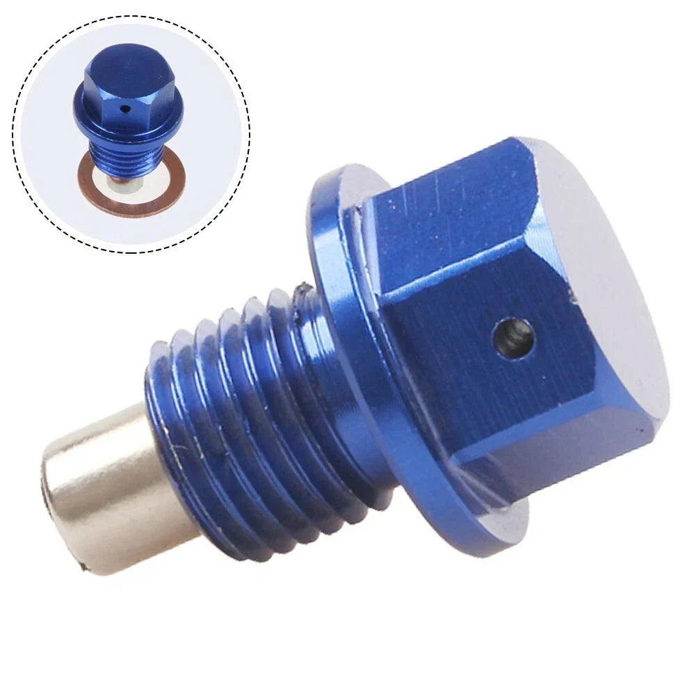 Anodized Magnetic Oil Change Pan Drain Bolt Washer / M12x1.25 / for Toyota