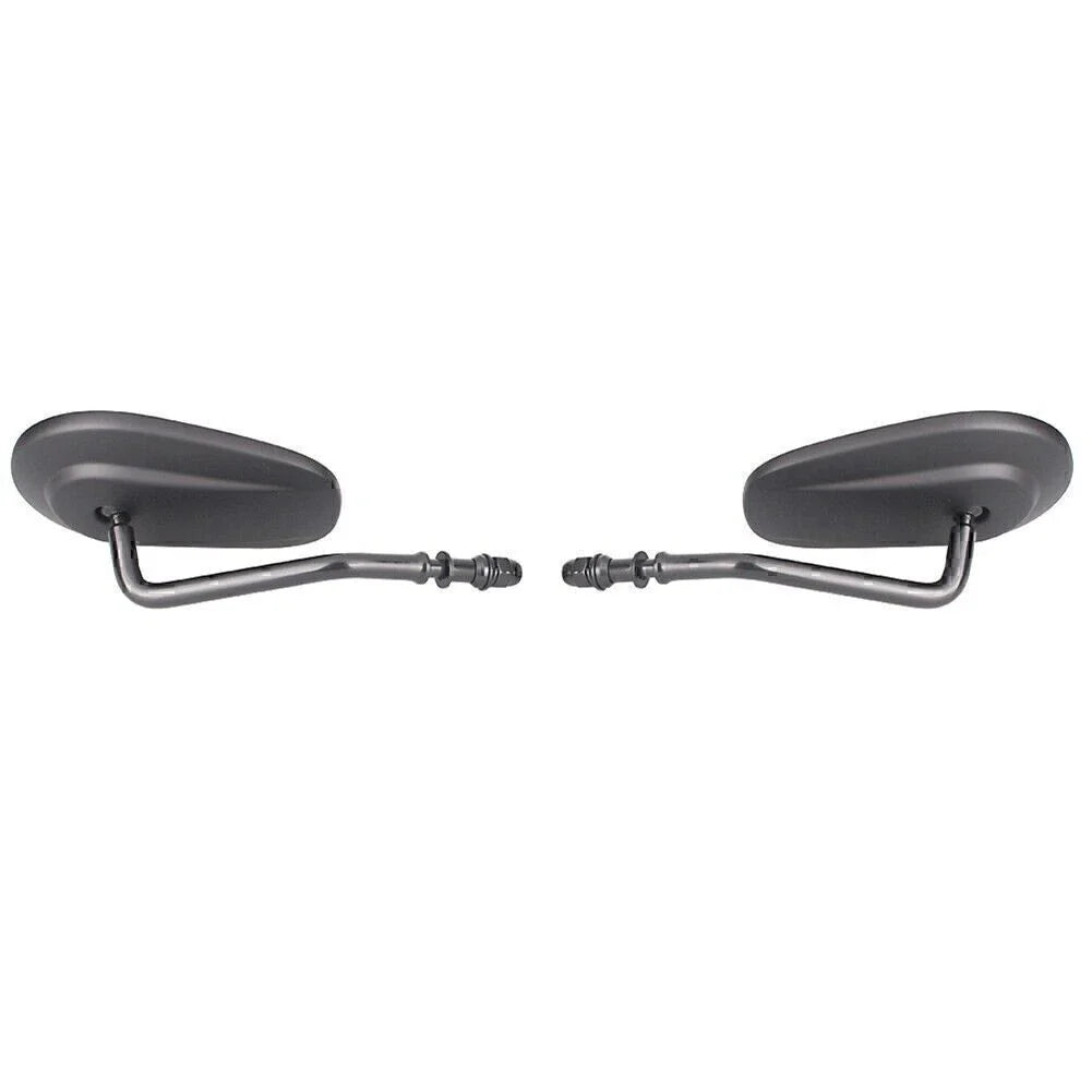 Oval Universal Motorcycle Rear View Side Mirrors for Street Bob FXDB (07-16)