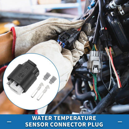 2-Pin Water Temperature Sensor Connector Plug for BMW Mini Cooper 1 Set