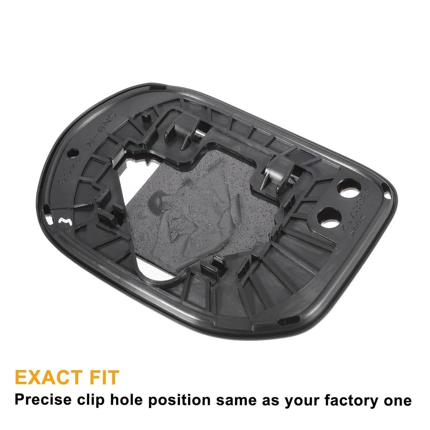 Left Right White Mirror Glass w/ Back Non-heated for Honda Civic (2006-2011)