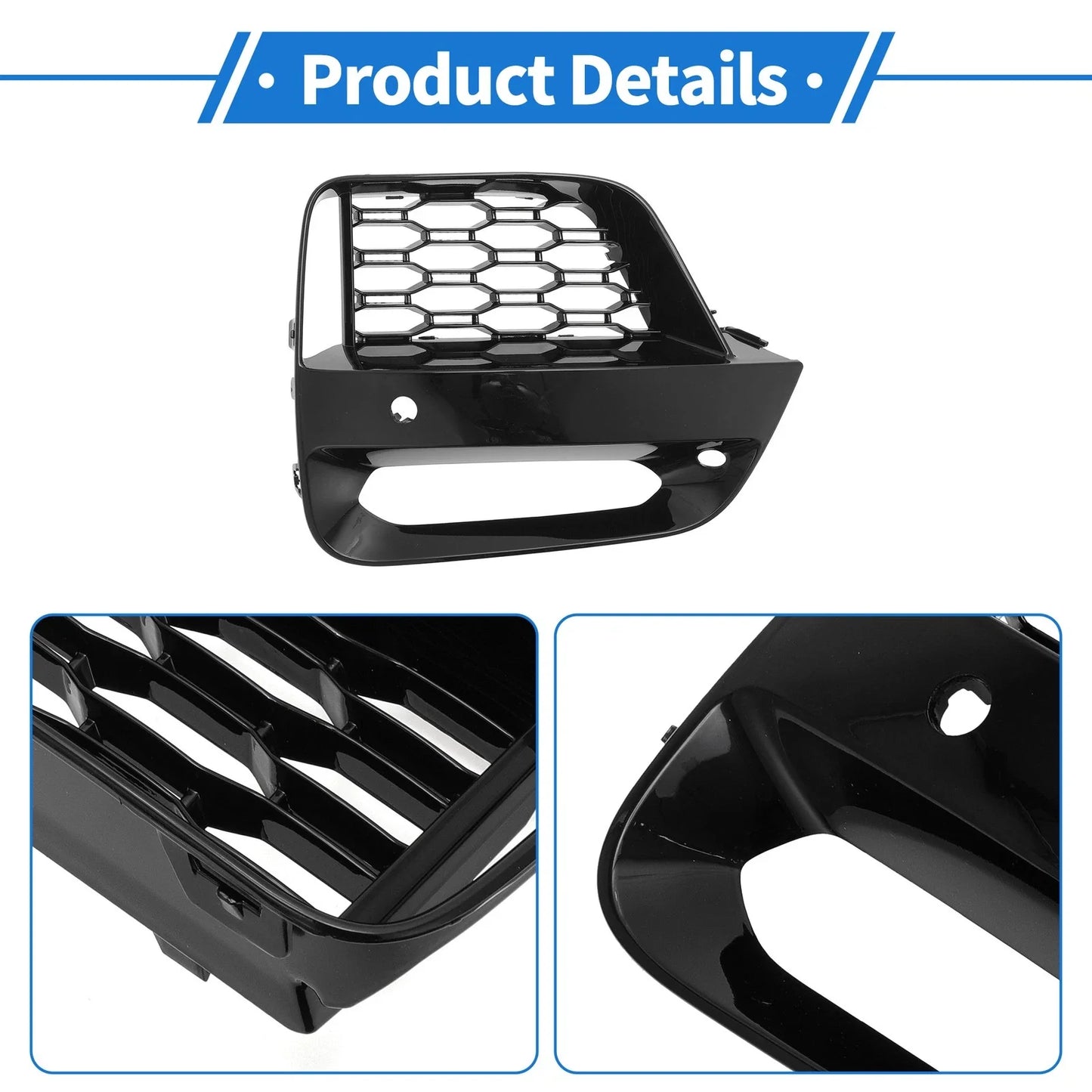 1 x Front Left Fog Light Grill for BMW X3 X4 G01 G02 (2018-2021)