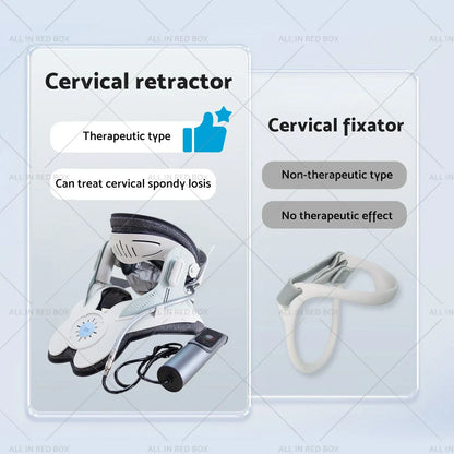 Neck Stretcher Traction Device for Neck Brace