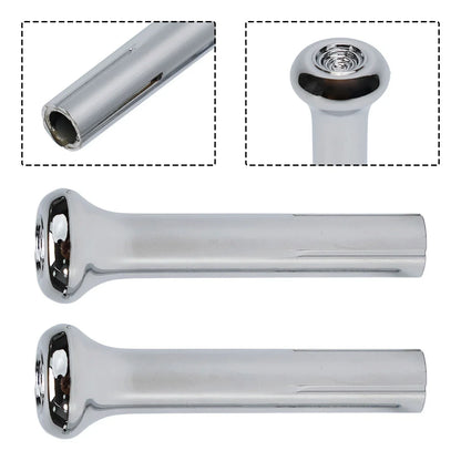 2 x Door Lock Knobs Chrome for Chevrolet Buick Pontiac (1971–1988)