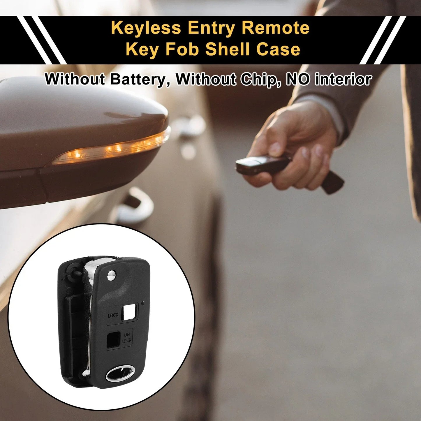 Key Fob Shell Case for Lexus RX300 (2000)