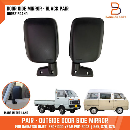 Side Door Mirrors for Daihatsu Hijet S65 S70 S75 S76 Van Ute (81-86)