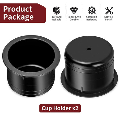2x Cup Holder for Polaris Ranger