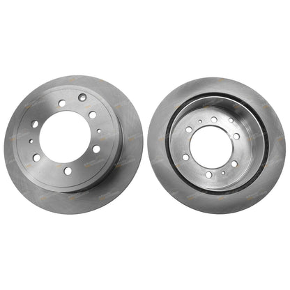 2 x Rear Disc Brake Rotors for Toyota Landcruiser HZJ73 HZJ75 FZJ75 70 75