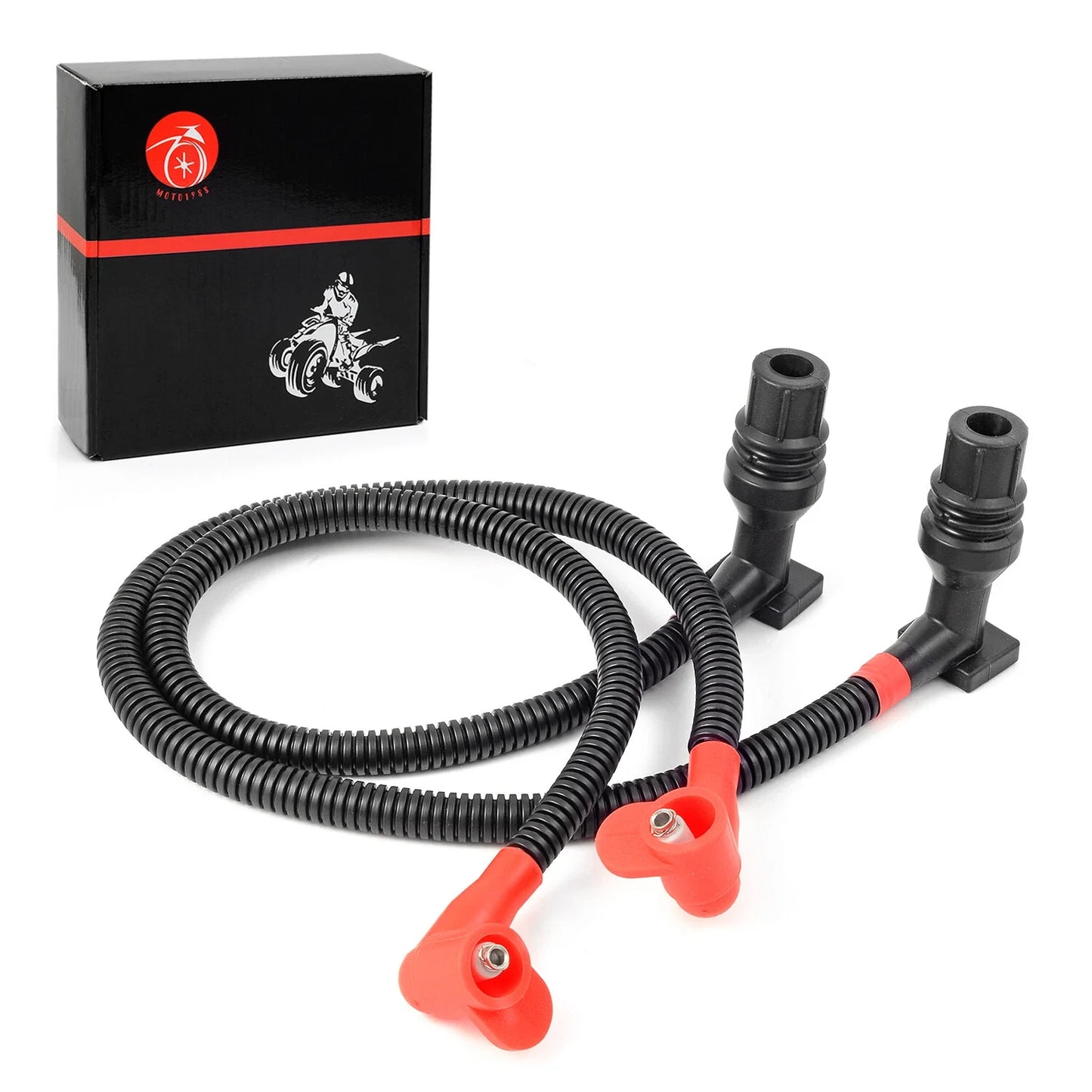 2 x Ignition Coil Spark Plug Wire for Polaris RZR 4 800 (2011–2014)