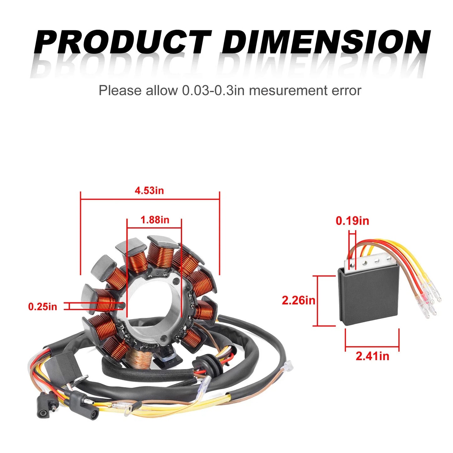 Stator w/ Regulator Rectifier 2x4 4x4 for Polaris Scrambler (2000–2002)