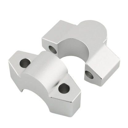 Handlebar Riser Clamp Mount Adapter Silver for Honda ADV 150 160 (2017-2023)