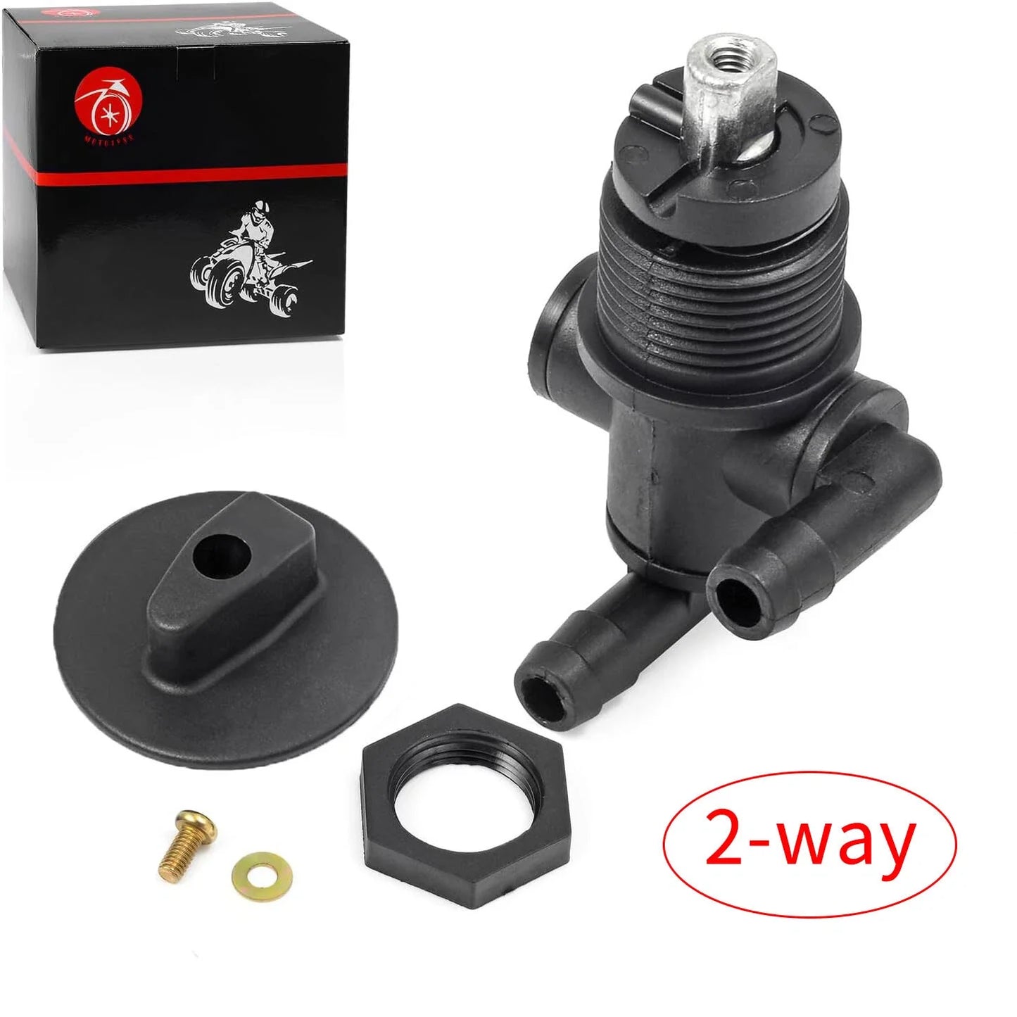 2 x Tank Switch Fuel Shutoff Valve Petcock for Polaris Diesel 455 (1999–2001)