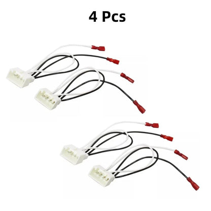 4 x Speaker Connector Harness Adapter for Ford Mondeo Mazda Lincoln MKX (2007-2010)