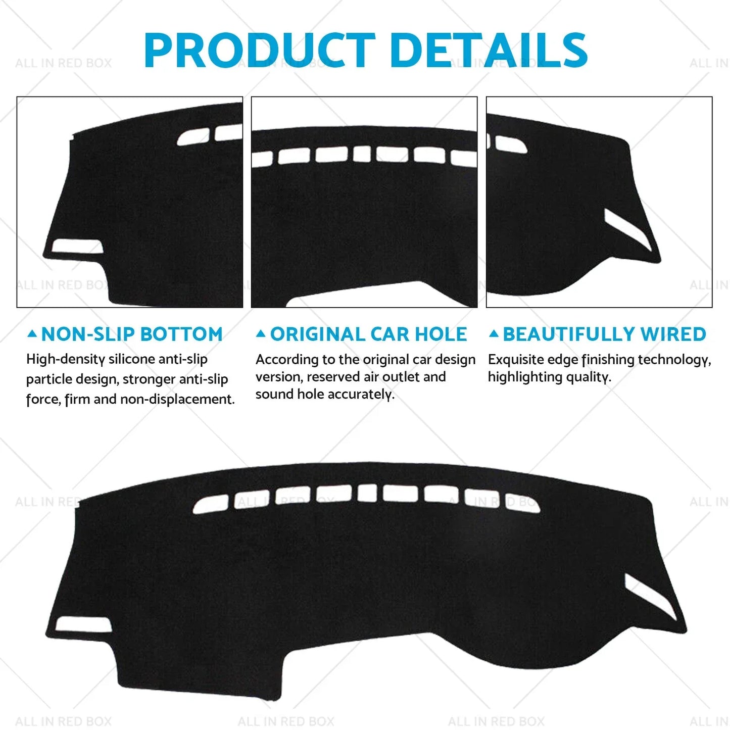 Non-Slip Dash Mat Cover for Volkswagen Golf MK7 (2011-2019)