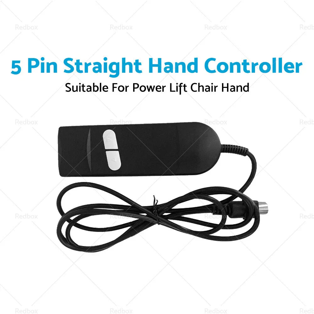 Electric Recliner Switch Remote Control Button for Power Lift Chair 5 Pin