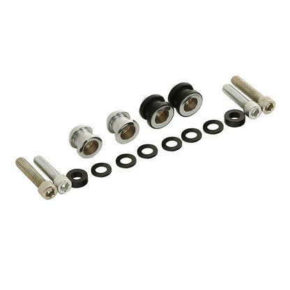 Chrome/Black Two Up Mount Rack for Harley Softail Sport Glide (2018-2022)