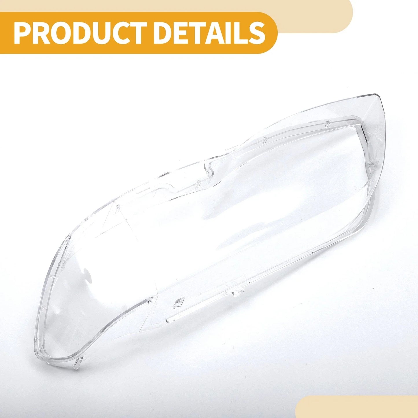 1 Pc Front Left Headlight Lens Cover for BMW X5 (2004-2006) Clear