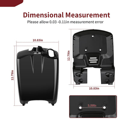 Fender & Inner Front Cover Set Black for Honda Ruckus 50 NPS50 (2003–2024)