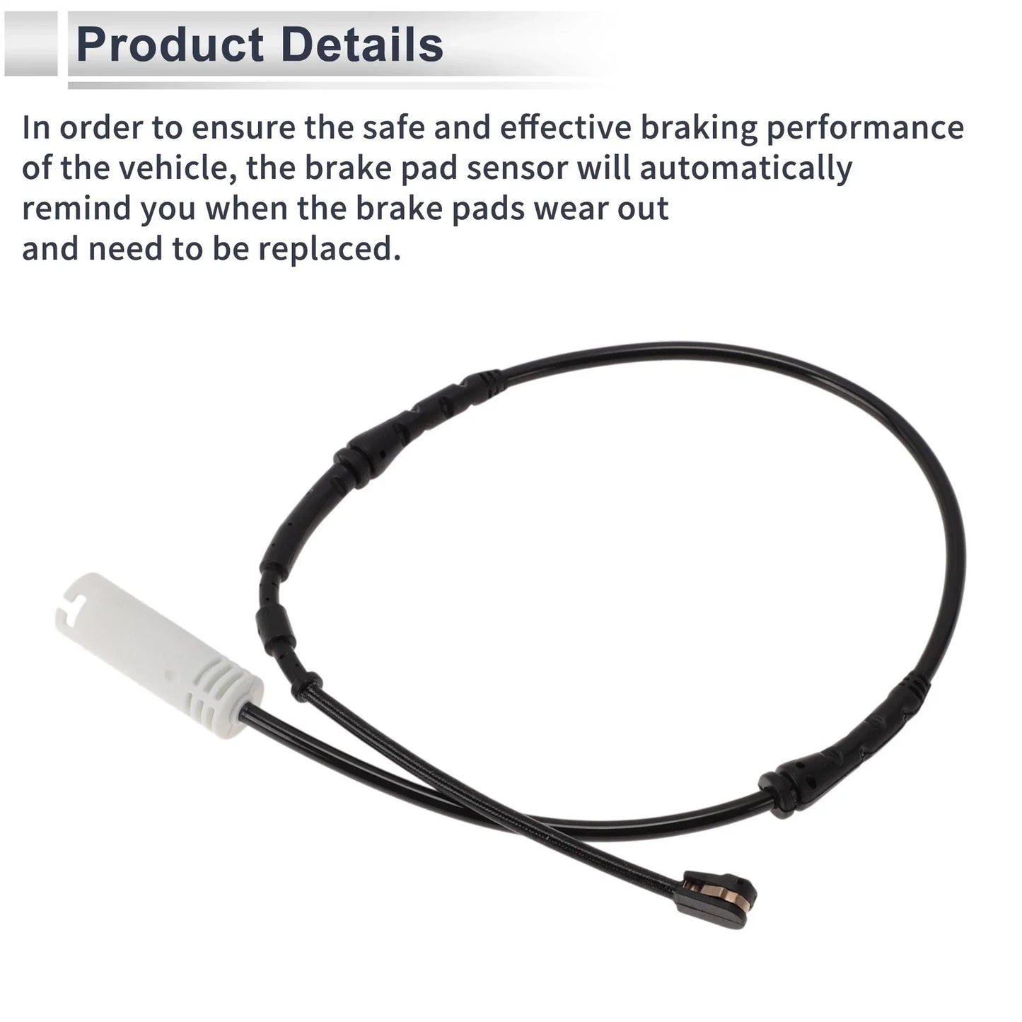 Front/Rear Wheel Brake Pad Wear Sensor for BMW E82 128i