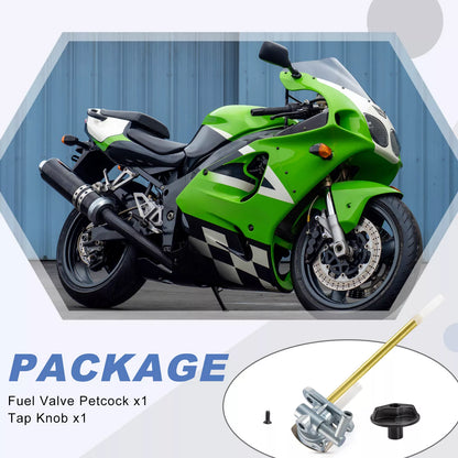 Fuel Tank Petcock w/ Knob for Kawasaki Ninja ZX7R ZX7RR