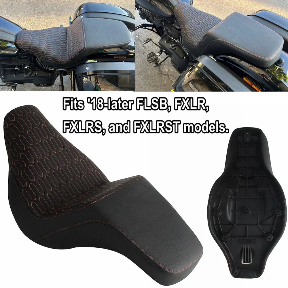 Driver Passenger  Seat Cushion Gel Pad for Harley Softail FLSB Sport Glide