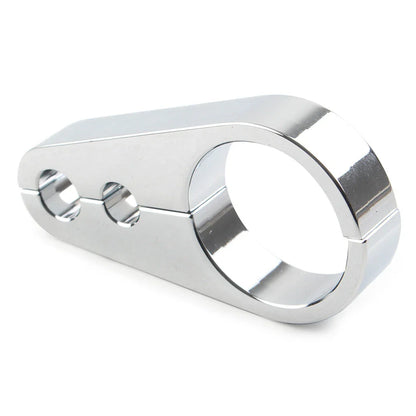Chrome Brake Clutch Cable Wire Clamp Clip for Harley 1-1/4" Handlebar