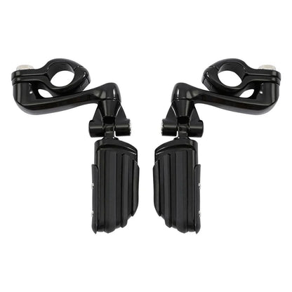 1 1/4" Engine Guard Highway Adjustable Male Mounting Footpegs for Motorcycle