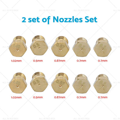 LPG Gas Jet Set 5-30PCS for Burner Hob Conversion Nozzle Injector