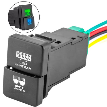 Push Button LED Light Bar Switch for Toyota Tacoma