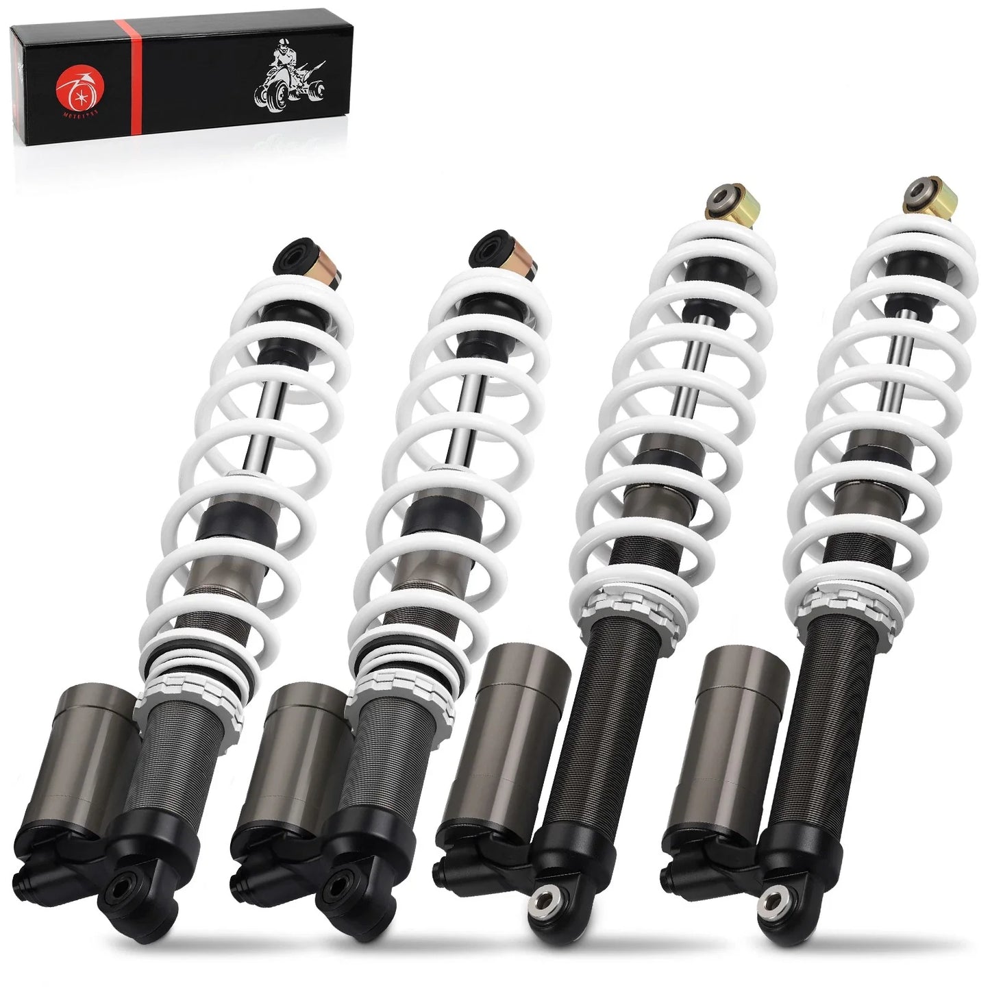 4 x Front And Rear Air Shock Absorbers for Polaris RZR S 800 EFI (2009–2012)